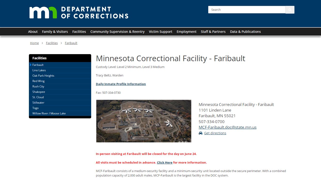 Minnesota Correctional Facility - Faribault